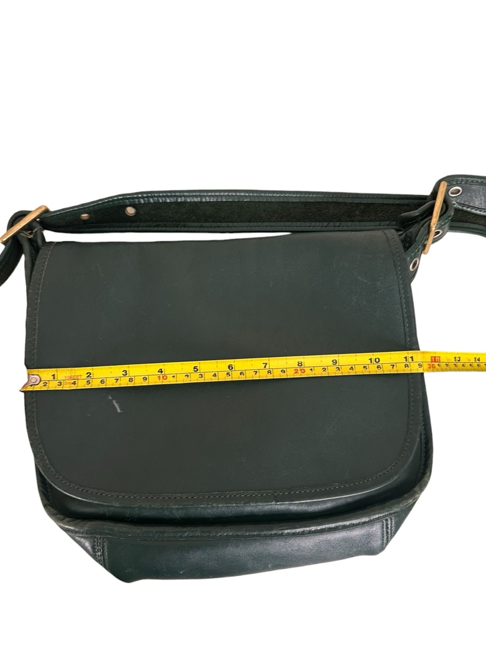 Vintage Bottle Green Patricia Crossbody Leather - Picture 15 of 16
